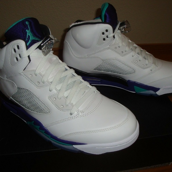 2013 Nike Air Jordan Retro V Grape "Grapes" Sz 11 - Picture 4 of 8
